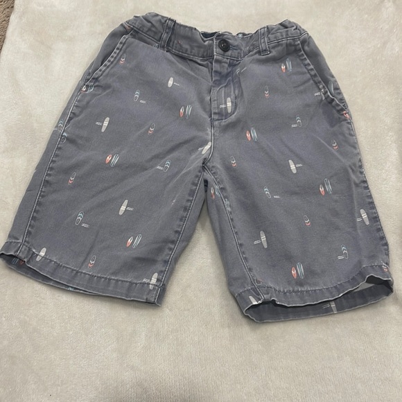 Boys Grey Surfboard Shorts - Picture 1 of 8